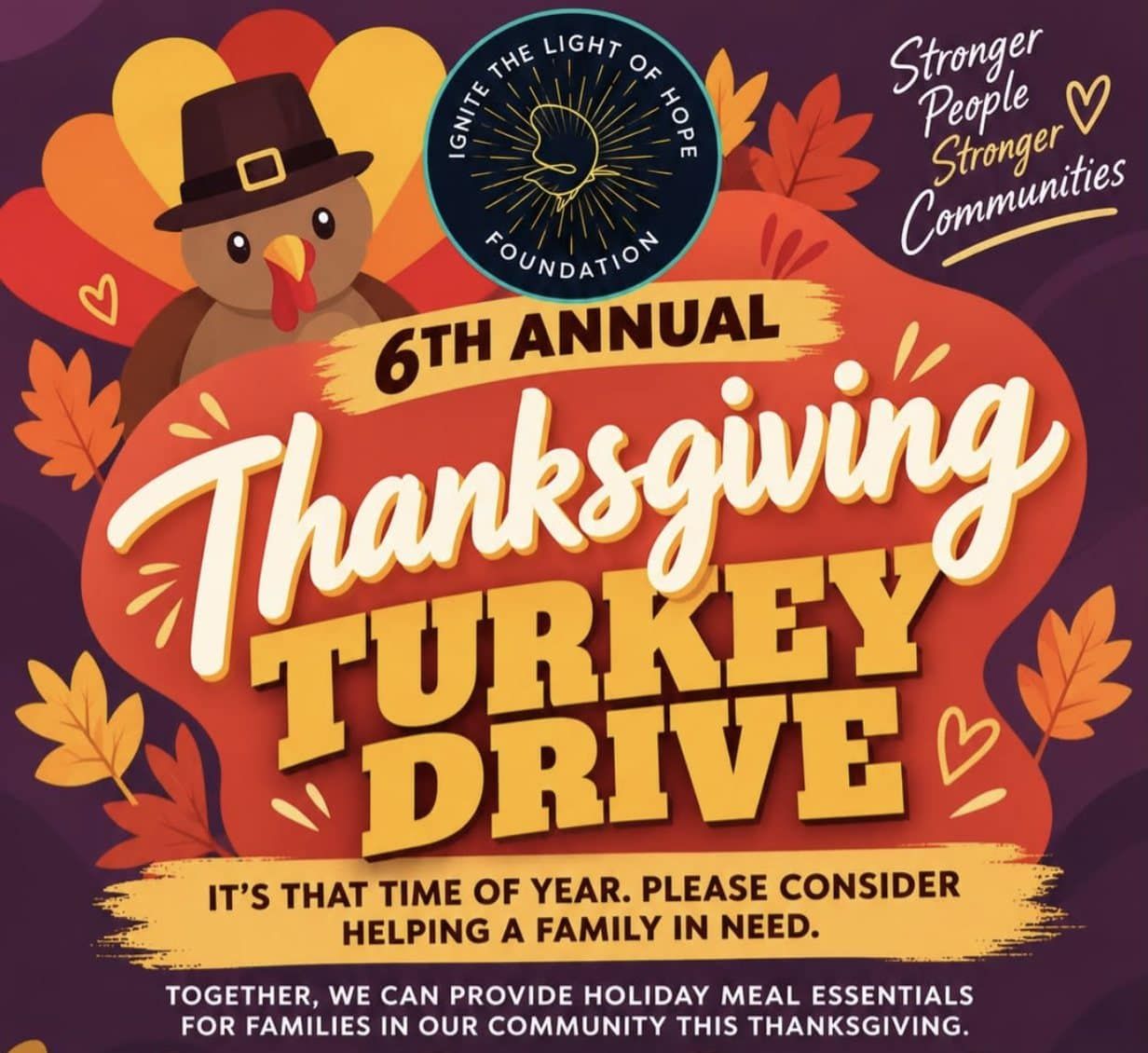 6th Annual Thanksgiving Turkey Drive